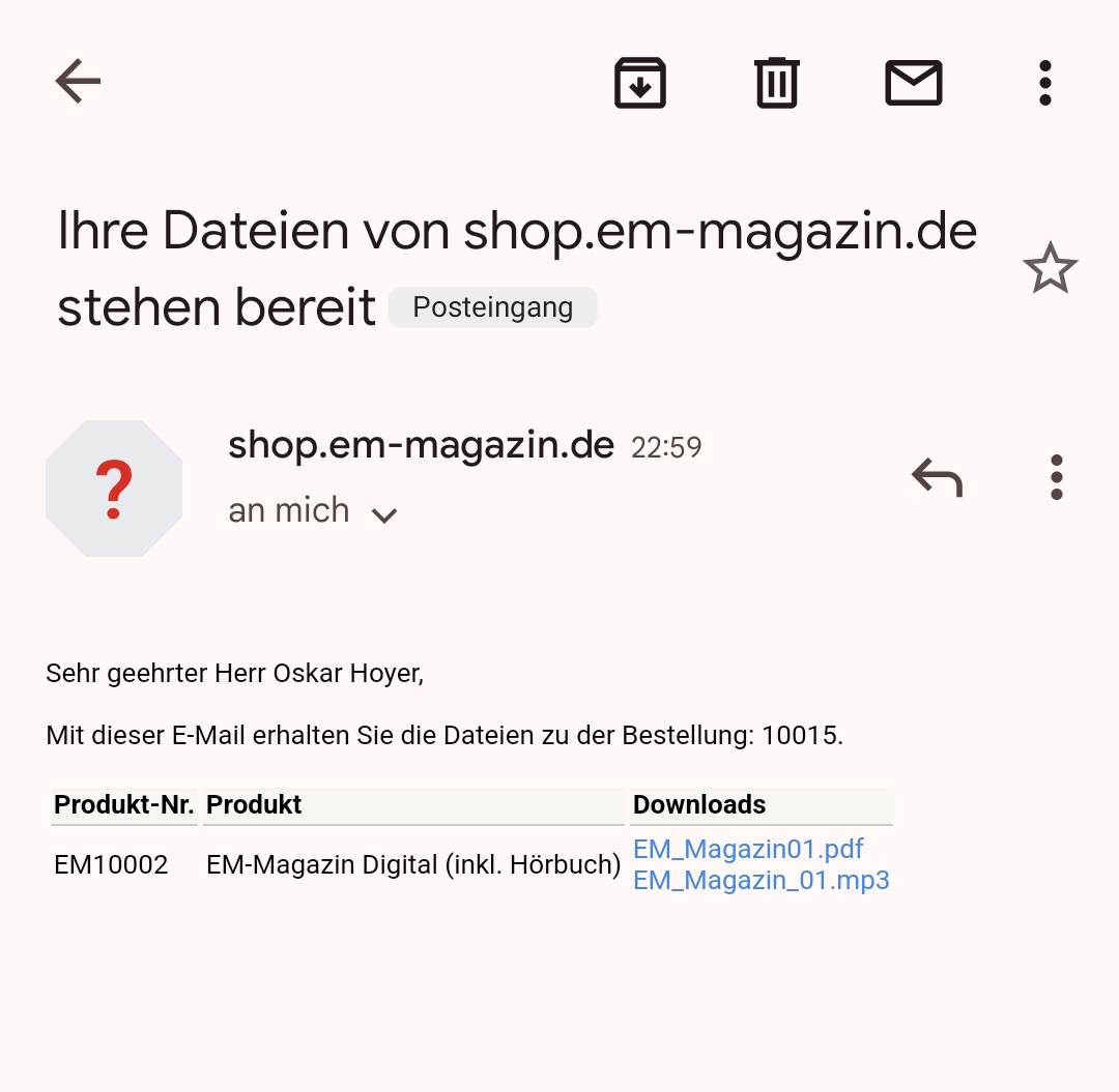 EM-Magazin Digital (inkl. Hörbuch)